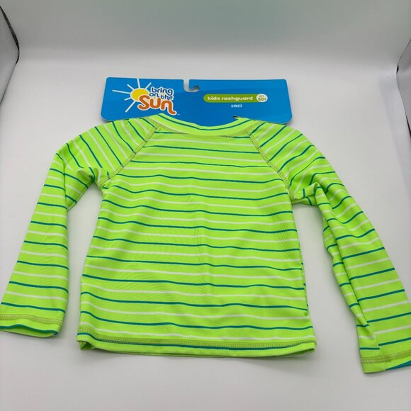 Bring on the Sun Kids Swim Shirt Rash Guard UPF 50+, Small NWT Summer Pool Beach - Picture 1 of 3